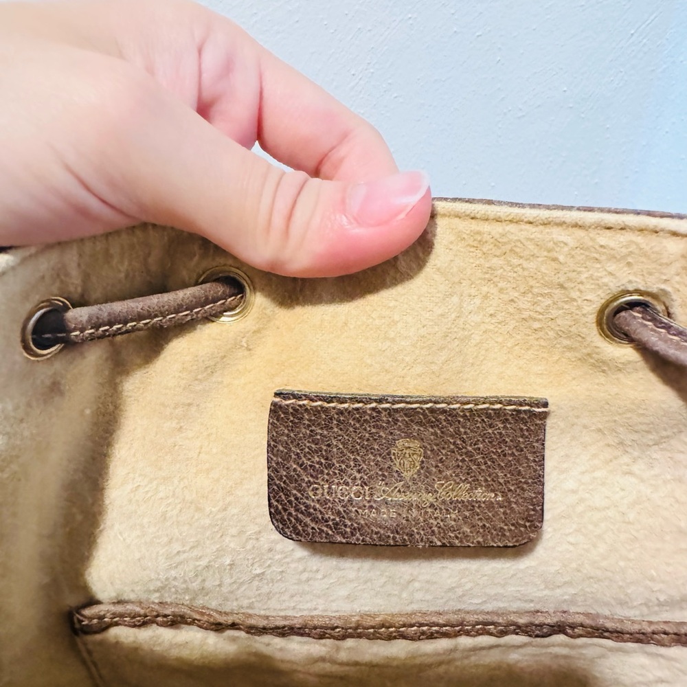 Gucci GG Monogram Bucket Bag Vintage - Picture 12 of 16